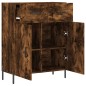 vidaXL Aparador de madera de ingeniería roble ahumado 69,5x34x90 cm