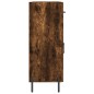 vidaXL Aparador de madera de ingeniería roble ahumado 69,5x34x90 cm