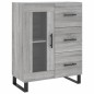 vidaXL Aparador de madera de ingeniería gris Sonoma 69,5x34x90 cm vidaXL Aparador de madera de ingeniería gris Sonoma 69,5x34x90 cm