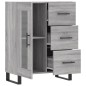vidaXL Aparador de madera de ingeniería gris Sonoma 69,5x34x90 cm vidaXL Aparador de madera de ingeniería gris Sonoma 69,5x34x90 cm