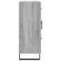 vidaXL Aparador de madera de ingeniería gris Sonoma 69,5x34x90 cm vidaXL Aparador de madera de ingeniería gris Sonoma 69,5x34x90 cm