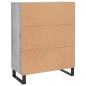 vidaXL Aparador de madera de ingeniería gris Sonoma 69,5x34x90 cm vidaXL Aparador de madera de ingeniería gris Sonoma 69,5x34x90 cm