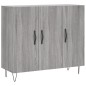vidaXL Aparador de madera de ingeniería gris Sonoma 90x34x80 cm vidaXL Aparador de madera de ingeniería gris Sonoma 90x34x80 cm