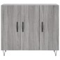 vidaXL Aparador de madera de ingeniería gris Sonoma 90x34x80 cm vidaXL Aparador de madera de ingeniería gris Sonoma 90x34x80 cm