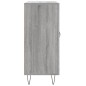 vidaXL Aparador de madera de ingeniería gris Sonoma 90x34x80 cm vidaXL Aparador de madera de ingeniería gris Sonoma 90x34x80 cm