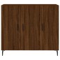 vidaXL Aparador de madera de ingeniería marrón roble 90x34x80 cm vidaXL Aparador de madera de ingeniería marrón roble 90x34x80 cm