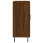 vidaXL Aparador de madera de ingeniería marrón roble 90x34x80 cm vidaXL Aparador de madera de ingeniería marrón roble 90x34x80 cm