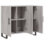 vidaXL Aparador de madera de ingeniería gris Sonoma 90x34x80 cm vidaXL Aparador de madera de ingeniería gris Sonoma 90x34x80 cm