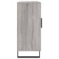 vidaXL Aparador de madera de ingeniería gris Sonoma 90x34x80 cm vidaXL Aparador de madera de ingeniería gris Sonoma 90x34x80 cm