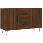 vidaXL Aparador de madera de ingeniería roble marrón 100x36x60 cm vidaXL Aparador de madera de ingeniería roble marrón 100x36x60 cm