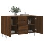 vidaXL Aparador de madera de ingeniería roble marrón 100x36x60 cm vidaXL Aparador de madera de ingeniería roble marrón 100x36x60 cm