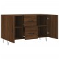 vidaXL Aparador de madera de ingeniería roble marrón 100x36x60 cm vidaXL Aparador de madera de ingeniería roble marrón 100x36x60 cm