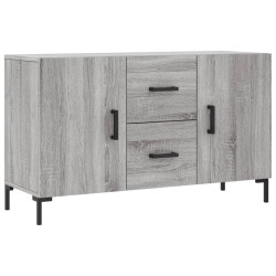 vidaXL Aparador de madera de ingeniería gris Sonoma 100x36x60 cm