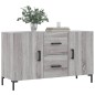 vidaXL Aparador de madera de ingeniería gris Sonoma 100x36x60 cm vidaXL Aparador de madera de ingeniería gris Sonoma 100x36x60 cm