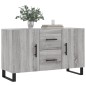 vidaXL Aparador de madera de ingeniería gris Sonoma 100x36x60 cm vidaXL Aparador de madera de ingeniería gris Sonoma 100x36x60 cm