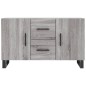 vidaXL Aparador de madera de ingeniería gris Sonoma 100x36x60 cm vidaXL Aparador de madera de ingeniería gris Sonoma 100x36x60 cm
