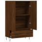 vidaXL Aparador alto madera de ingeniería roble marrón 69,5x31x115 cm vidaXL Aparador alto madera de ingeniería roble marrón 69,5x31x115 cm