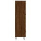 vidaXL Aparador alto madera de ingeniería roble marrón 69,5x31x115 cm vidaXL Aparador alto madera de ingeniería roble marrón 69,5x31x115 cm