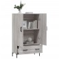 vidaXL Aparador alto madera de ingeniería gris Sonoma 69,5x31x115 cm vidaXL Aparador alto madera de ingeniería gris Sonoma 69,5x31x115 cm