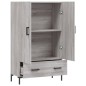 vidaXL Aparador alto madera de ingeniería gris Sonoma 69,5x31x115 cm vidaXL Aparador alto madera de ingeniería gris Sonoma 69,5x31x115 cm