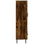vidaXL Aparador alto madera de ingeniería roble ahumado 69,5x31x115 cm