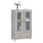 vidaXL Aparador alto madera de ingeniería gris Sonoma 69,5x31x115 cm vidaXL Aparador alto madera de ingeniería gris Sonoma 69,5x31x115 cm