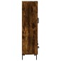 vidaXL Aparador alto madera de ingeniería roble ahumado 69,5x31x115 cm