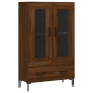 vidaXL Aparador alto madera de ingeniería roble marrón 69,5x31x115 cm vidaXL Aparador alto madera de ingeniería roble marrón 69,5x31x115 cm