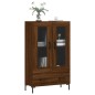 vidaXL Aparador alto madera de ingeniería roble marrón 69,5x31x115 cm vidaXL Aparador alto madera de ingeniería roble marrón 69,5x31x115 cm