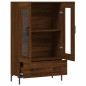 vidaXL Aparador alto madera de ingeniería roble marrón 69,5x31x115 cm vidaXL Aparador alto madera de ingeniería roble marrón 69,5x31x115 cm