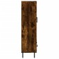 vidaXL Aparador alto madera de ingeniería roble ahumado 69,5x31x115 cm vidaXL Aparador alto madera de ingeniería roble ahumado 69,5x31x115 cm