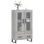 vidaXL Aparador alto madera de ingeniería gris Sonoma 69,5x31x115 cm