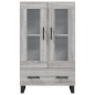 vidaXL Aparador alto madera de ingeniería gris Sonoma 69,5x31x115 cm