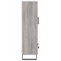 vidaXL Aparador alto madera de ingeniería gris Sonoma 69,5x31x115 cm