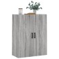 vidaXL Armario de pared gris Sonoma 69,5x34x90 cm vidaXL Armario de pared gris Sonoma 69,5x34x90 cm