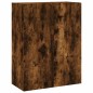 vidaXL Armario de pared roble ahumado 69,5x34x90 cm vidaXL Armario de pared roble ahumado 69,5x34x90 cm