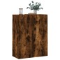 vidaXL Armario de pared roble ahumado 69,5x34x90 cm vidaXL Armario de pared roble ahumado 69,5x34x90 cm
