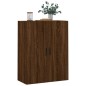 vidaXL Armario de pared marrón roble 69,5x34x90 cm vidaXL Armario de pared marrón roble 69,5x34x90 cm