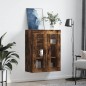 vidaXL Armario de pared roble ahumado 69,5x34x90 cm vidaXL Armario de pared roble ahumado 69,5x34x90 cm