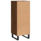 vidaXL Aparador madera de ingeniería marrón roble 34,5x34x90 cm vidaXL Aparador madera de ingeniería marrón roble 34,5x34x90 cm