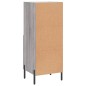 vidaXL Aparador madera de ingeniería gris Sonoma 34,5x34x90 cm vidaXL Aparador madera de ingeniería gris Sonoma 34,5x34x90 cm