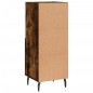 vidaXL Aparador madera de ingeniería roble ahumado 34,5x34x90 cm vidaXL Aparador madera de ingeniería roble ahumado 34,5x34x90 cm