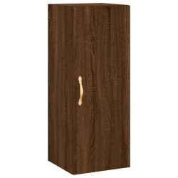 vidaXL Armario de pared marrón roble 34,5x34x90 cm
