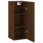 vidaXL Armario de pared marrón roble 34,5x34x90 cm vidaXL Armario de pared marrón roble 34,5x34x90 cm