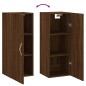 vidaXL Armario de pared marrón roble 34,5x34x90 cm vidaXL Armario de pared marrón roble 34,5x34x90 cm