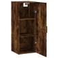 vidaXL Armario de pared roble ahumado 34,5x34x90 cm vidaXL Armario de pared roble ahumado 34,5x34x90 cm