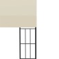 vidaXL Cenador con montaje en la pared tela color crema 3x4 m