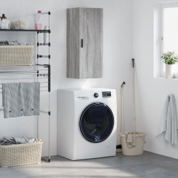 vidaXL Armario de pared gris Sonoma 34,5x34x90 cm