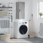 vidaXL Armario de pared gris Sonoma 34,5x34x90 cm