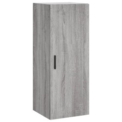 vidaXL Armario de pared gris Sonoma 34,5x34x90 cm